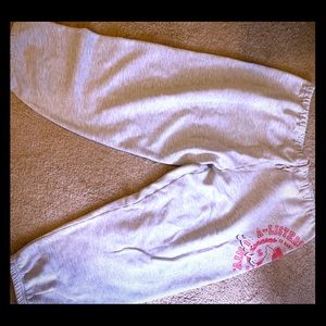 VS PINK Gray Sweatpants